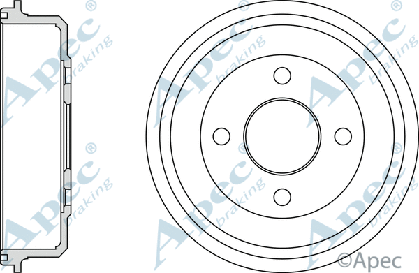 Brake Drum (DRM9156)