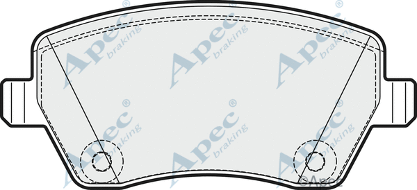 Brake Pad Set, disc brake (PAD1983)
