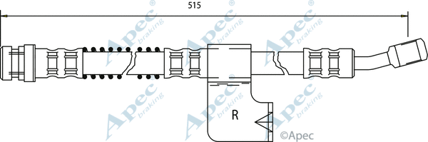Brake Hose (HOS3646)