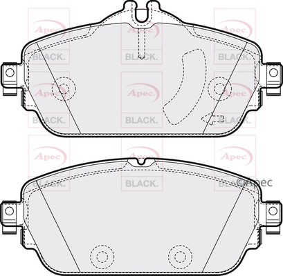 Brake Pad Set, disc brake (PAD2025B)