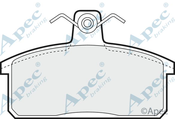 Brake Pad Set, disc brake (PAD736)