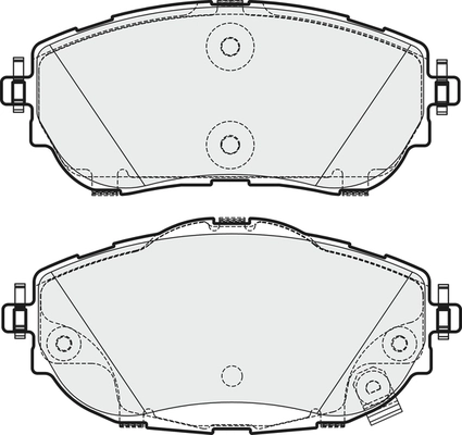 Brake Pad Set, disc brake (PD3745)