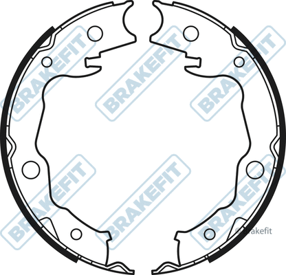 Brake Shoe Set, parking brake (BSH1130)