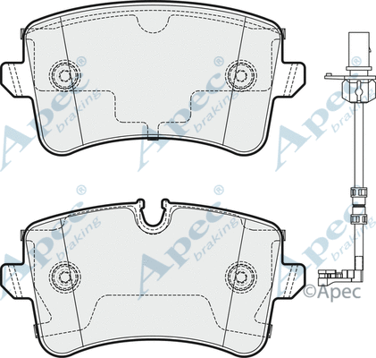 Brake Pad Set, disc brake (PAD1778)