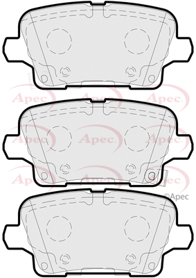Brake Pad Set, disc brake (PAD2256)