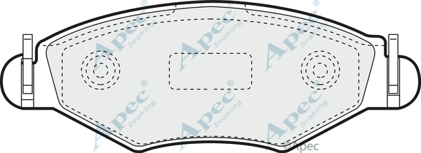 Brake Pad Set, disc brake (PAD1213)