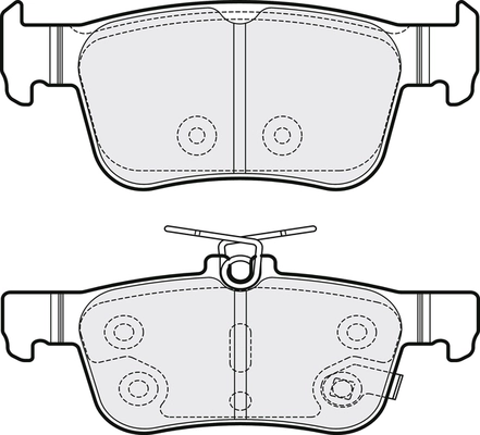 Brake Pad Set, disc brake (PD3740)