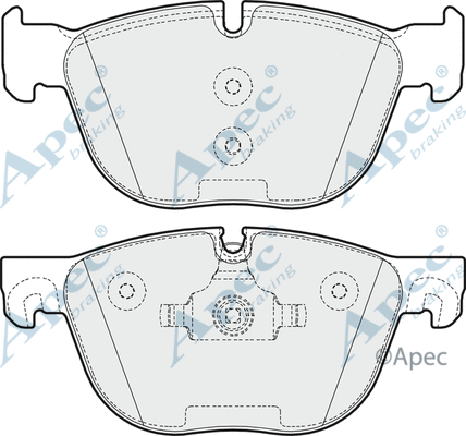 Brake Pad Set, disc brake (PAD1614B)