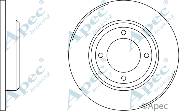 Brake Disc (DSK598)