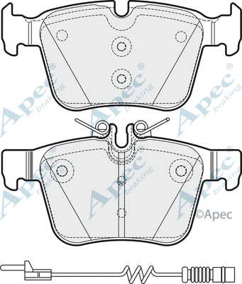 Brake Pad Set, disc brake (PAD2031)