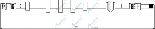 Brake Hose (HOS3844)