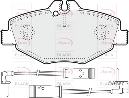 Brake Pad Set, disc brake (PAD1316B)
