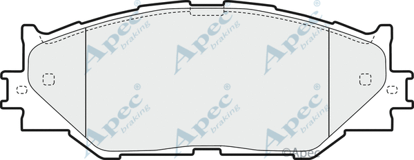 Brake Pad Set, disc brake (PAD1586)
