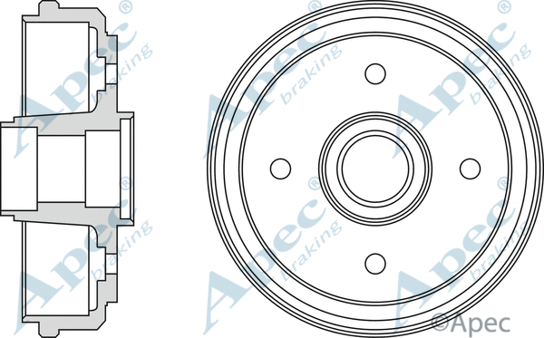 Brake Drum (DRM9186)