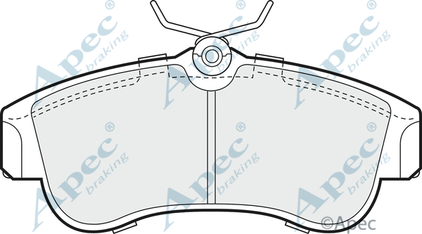 Brake Pad Set, disc brake (PAD692)