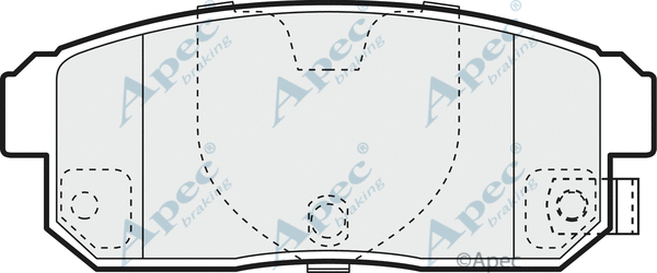 Brake Pad Set, disc brake (PAD1399)