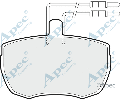 Brake Pad Set, disc brake (PAD76)