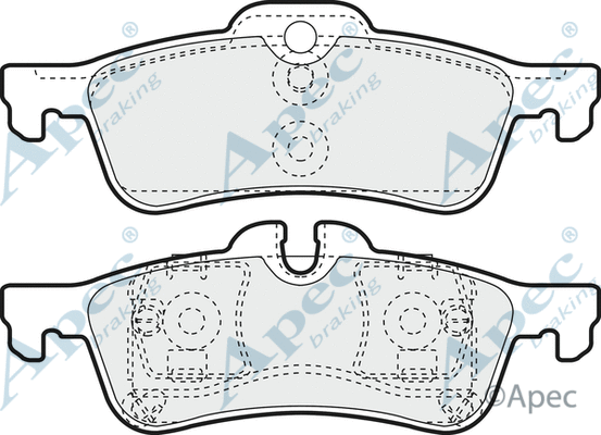 Brake Pad Set, disc brake (PAD1328)