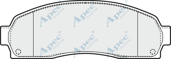 Brake Pad Set, disc brake (PAD1381)