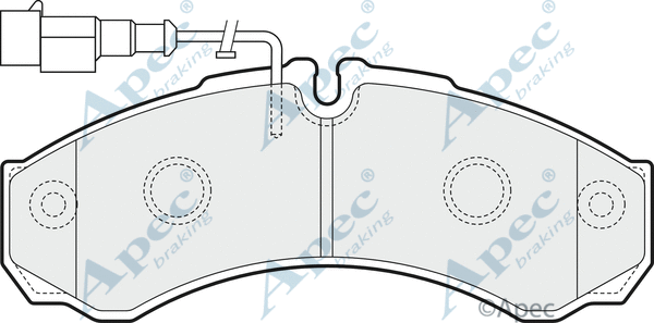 Brake Pad Set, disc brake (PAD1542)