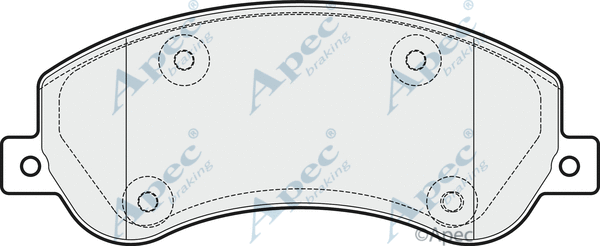 Brake Pad Set, disc brake (PAD1816)
