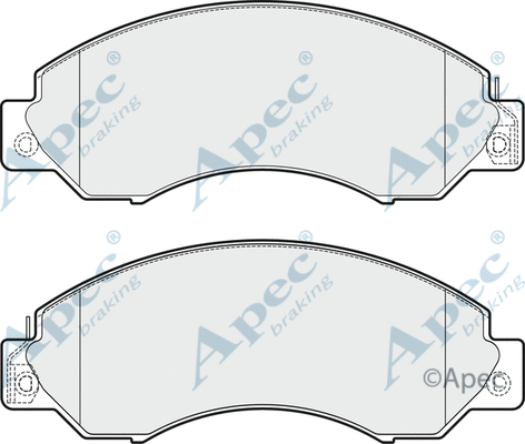 Brake Pad Set, disc brake (PAD1855)