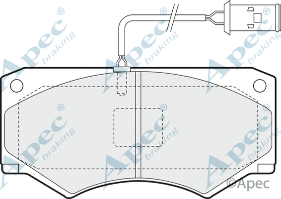 Brake Pad Set, disc brake (PAD932)