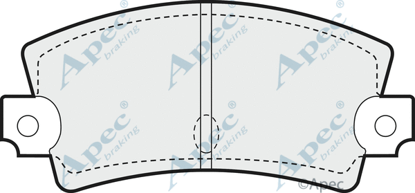 Brake Pad Set, disc brake (PAD286)
