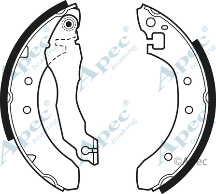 Brake Shoe Set (SHU328)