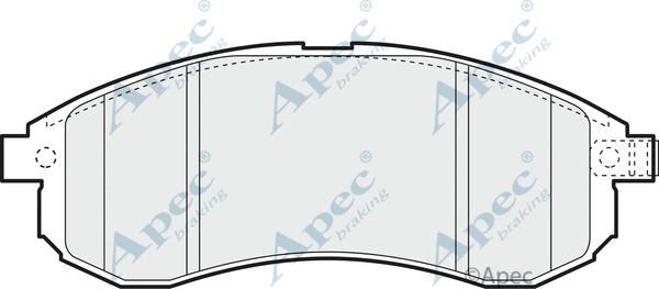 Brake Pad Set, disc brake (PAD1405)