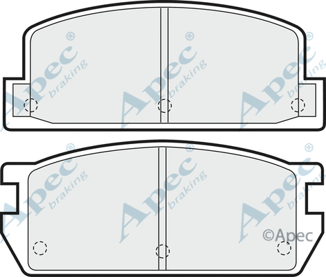Brake Pad Set, disc brake (PAD571)