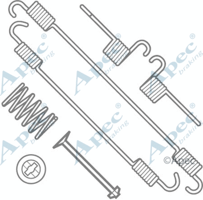 Accessory Kit, brake shoes (KIT791)