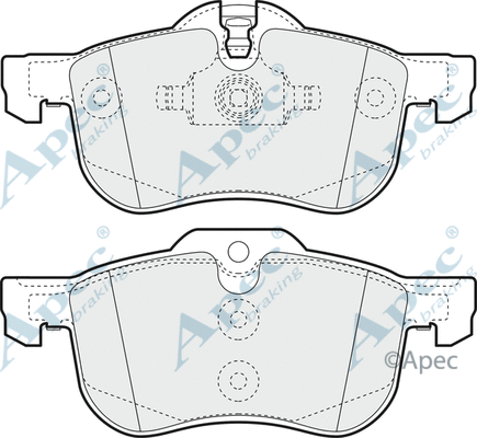 Brake Pad Set, disc brake (PAD1120)