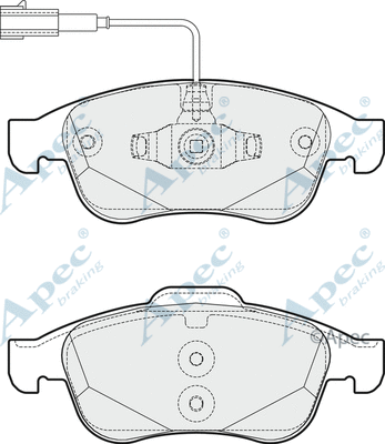 Brake Pad Set, disc brake (PAD1795)