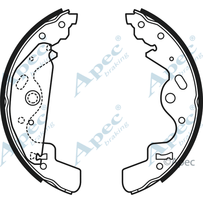 Brake Shoe Set (SHU673)