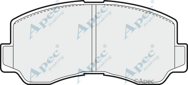 Brake Pad Set, disc brake (PAD727)