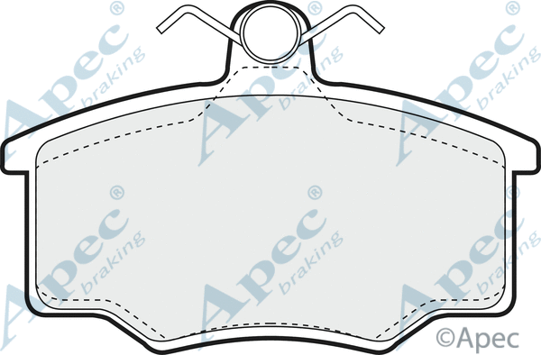 Brake Pad Set, disc brake (PAD301)