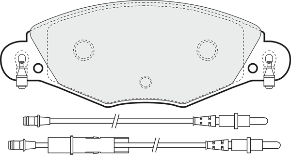 Brake Pad Set, disc brake (PD3184)
