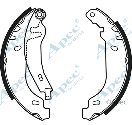 Brake Shoe Set (SHU660)