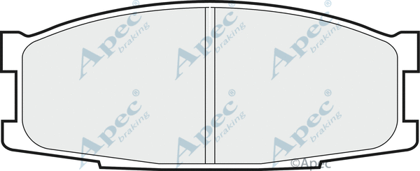 Brake Pad Set, disc brake (PAD734)