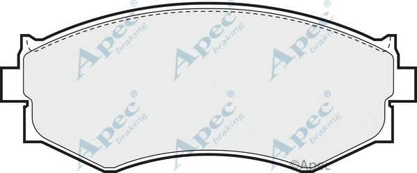 Brake Pad Set, disc brake (PAD666)