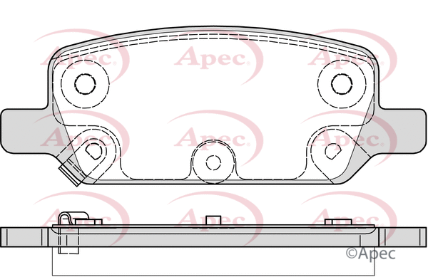 Brake Pad Set, disc brake (PAD2410)