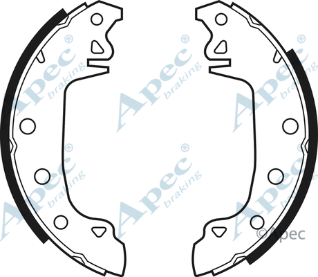 Brake Shoe Set (SHU55)