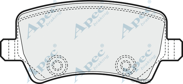 Brake Pad Set, disc brake (PAD1566)