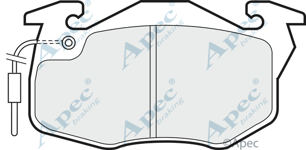 Brake Pad Set, disc brake (PAD471)