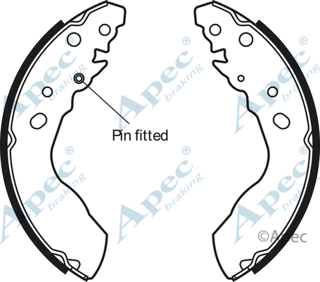 Brake Shoe Set (SHU562)
