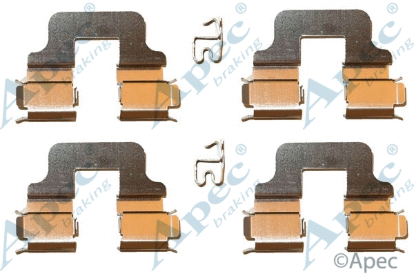 Accessory Kit, disc brake pad (KIT580)