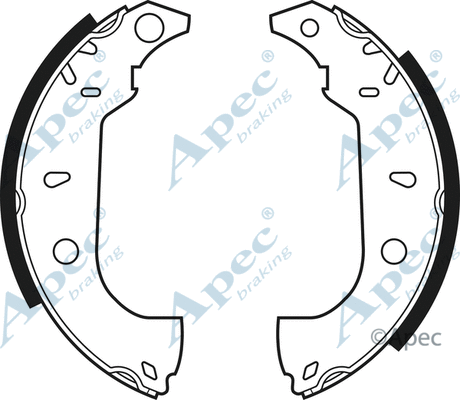 Brake Shoe Set (SHU460)
