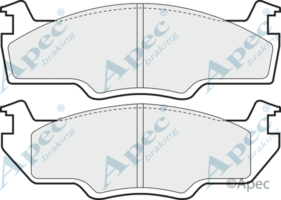 Brake Pad Set, disc brake (PAD354)