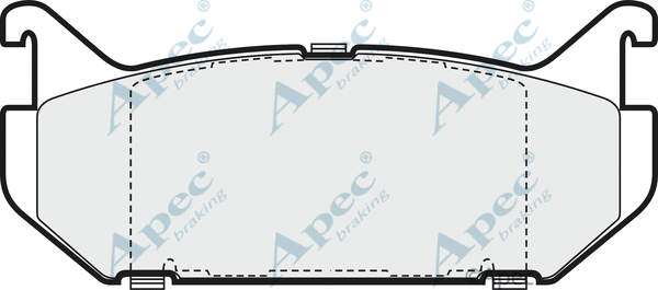 Brake Pad Set, disc brake (PAD823)
